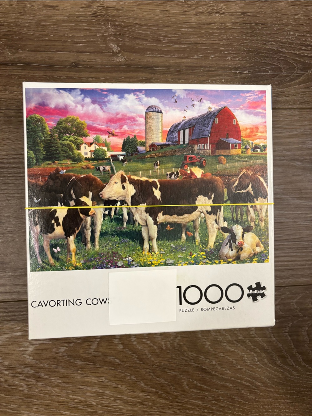 1000-Piece Cavorting Cows Buffalo Puzzle